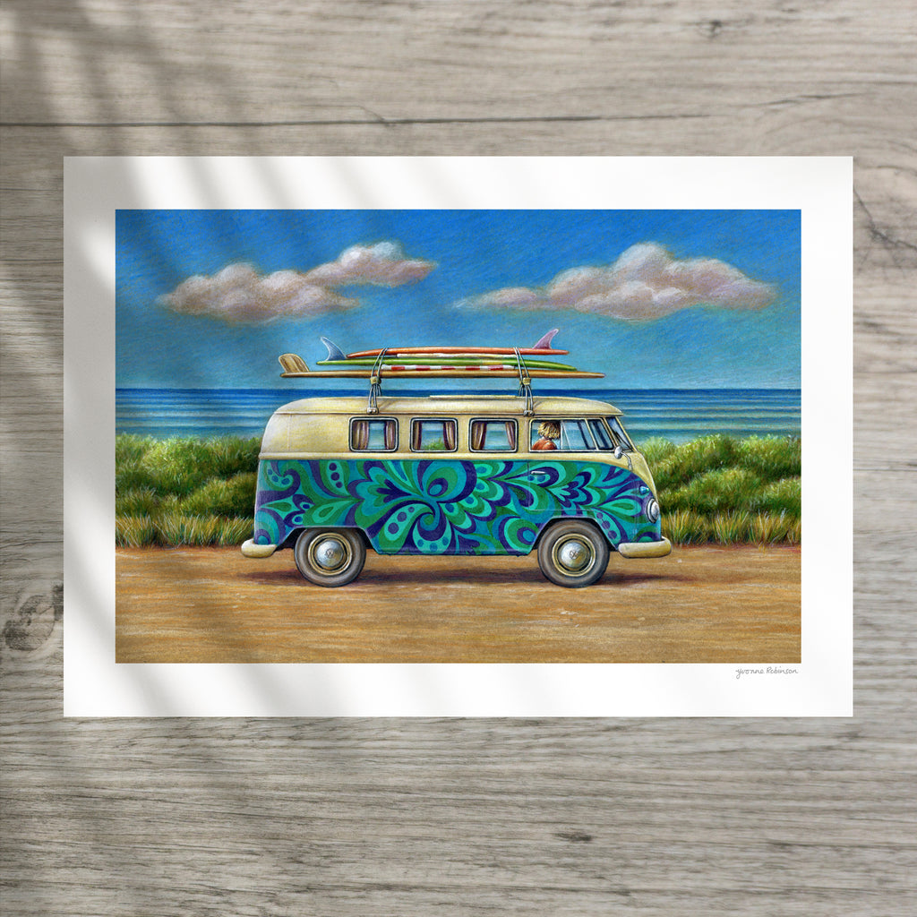 Blue Paisley Kombi