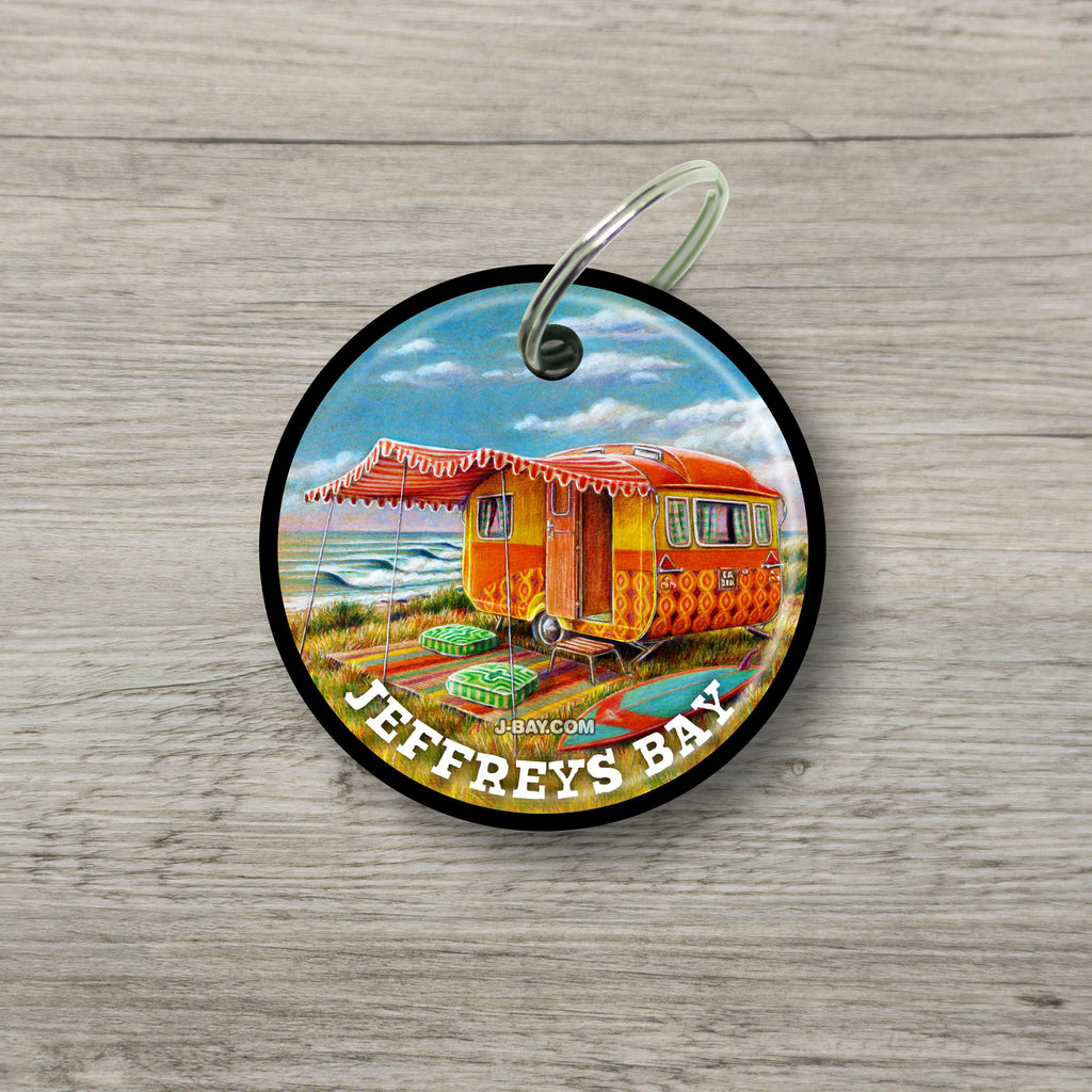 Orange Retro Caravan