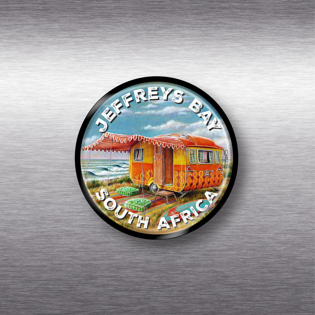 Retro Caravan Magnet