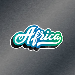 Africa Fade Sticker