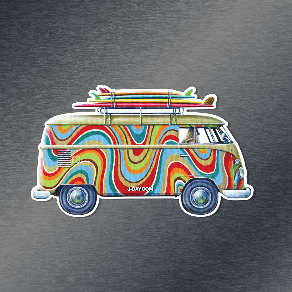 Swirly Kombi Sticker