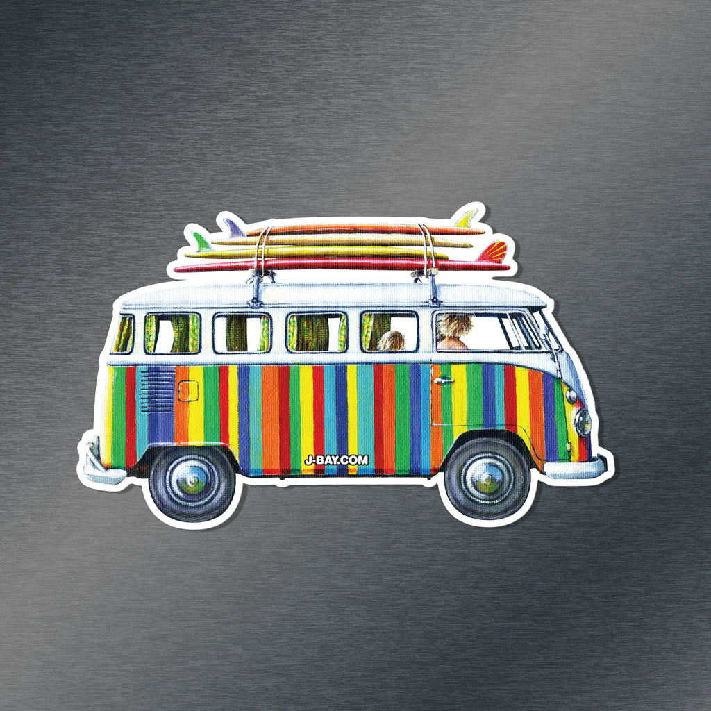 Striped Kombi Sticker