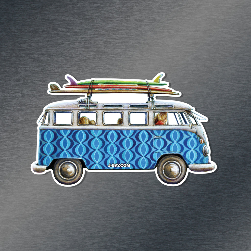 Blue Kombi Sticker