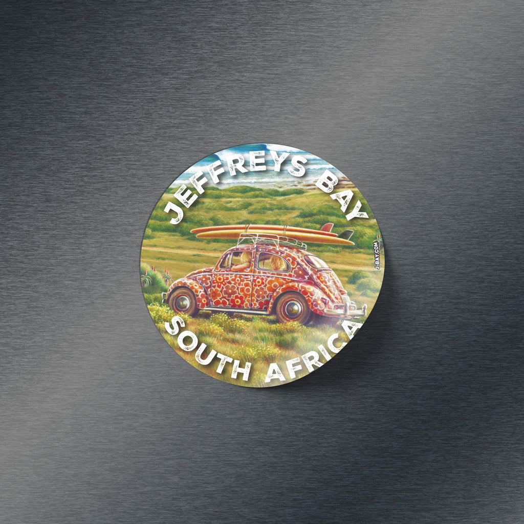 Beetle at Point Sticker