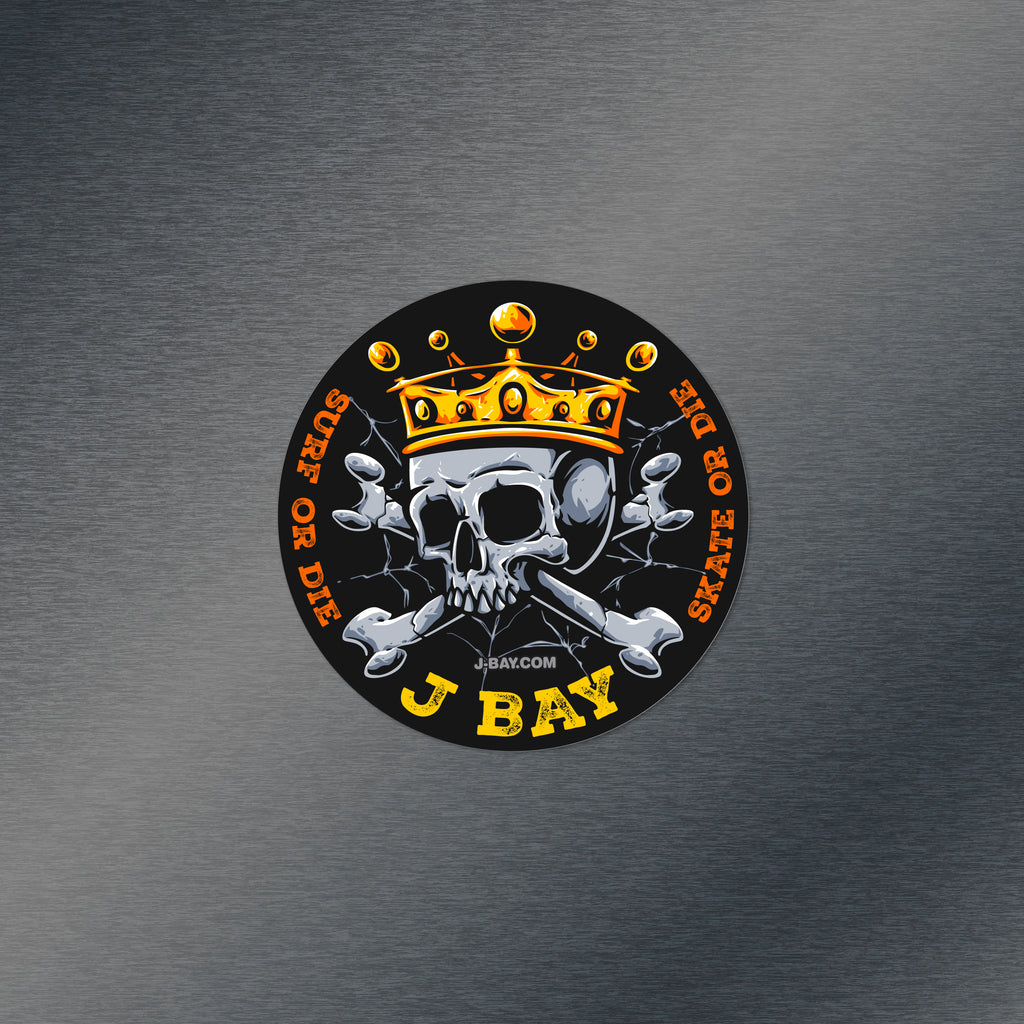 King Skull Sticker