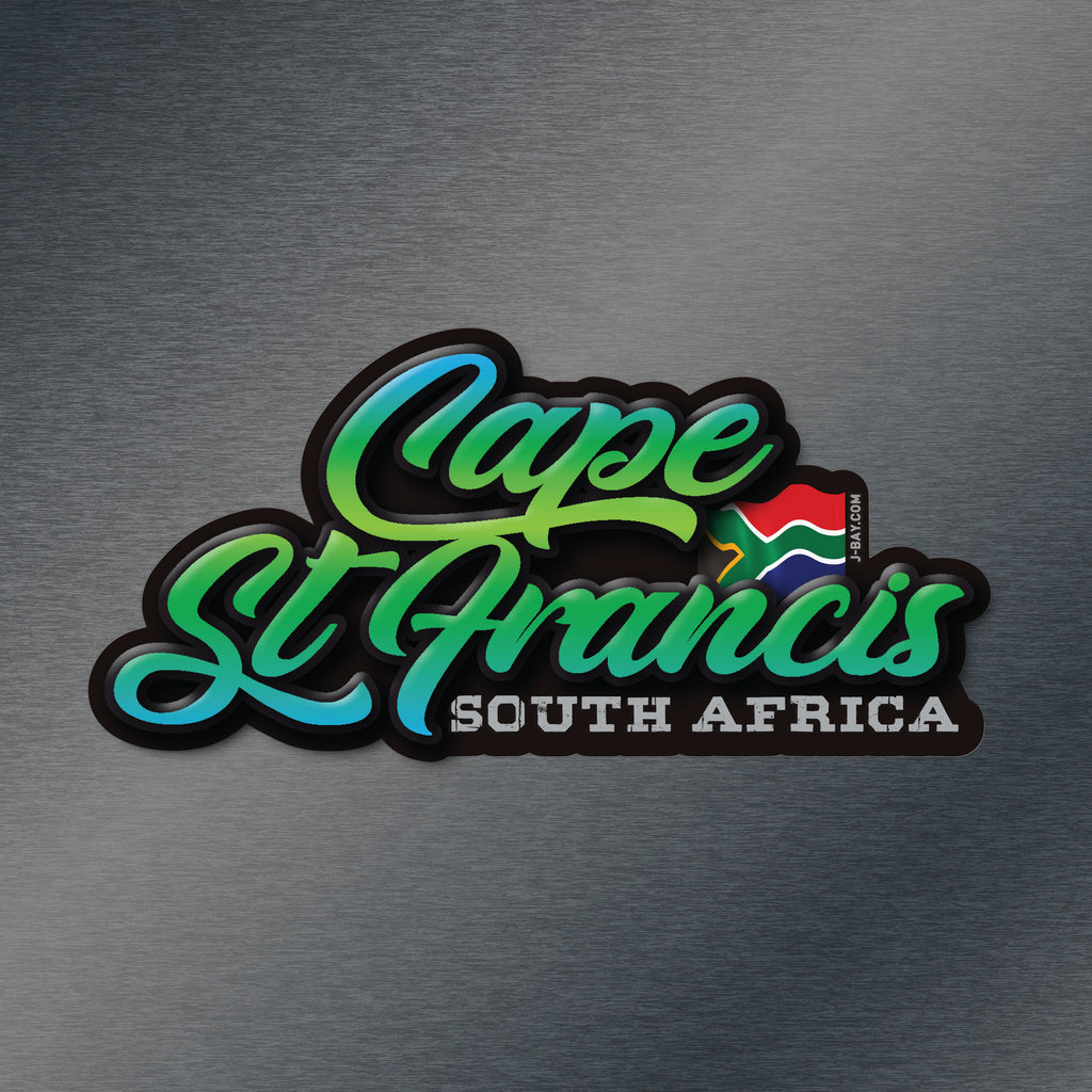 Cape St Francis Script Sticker