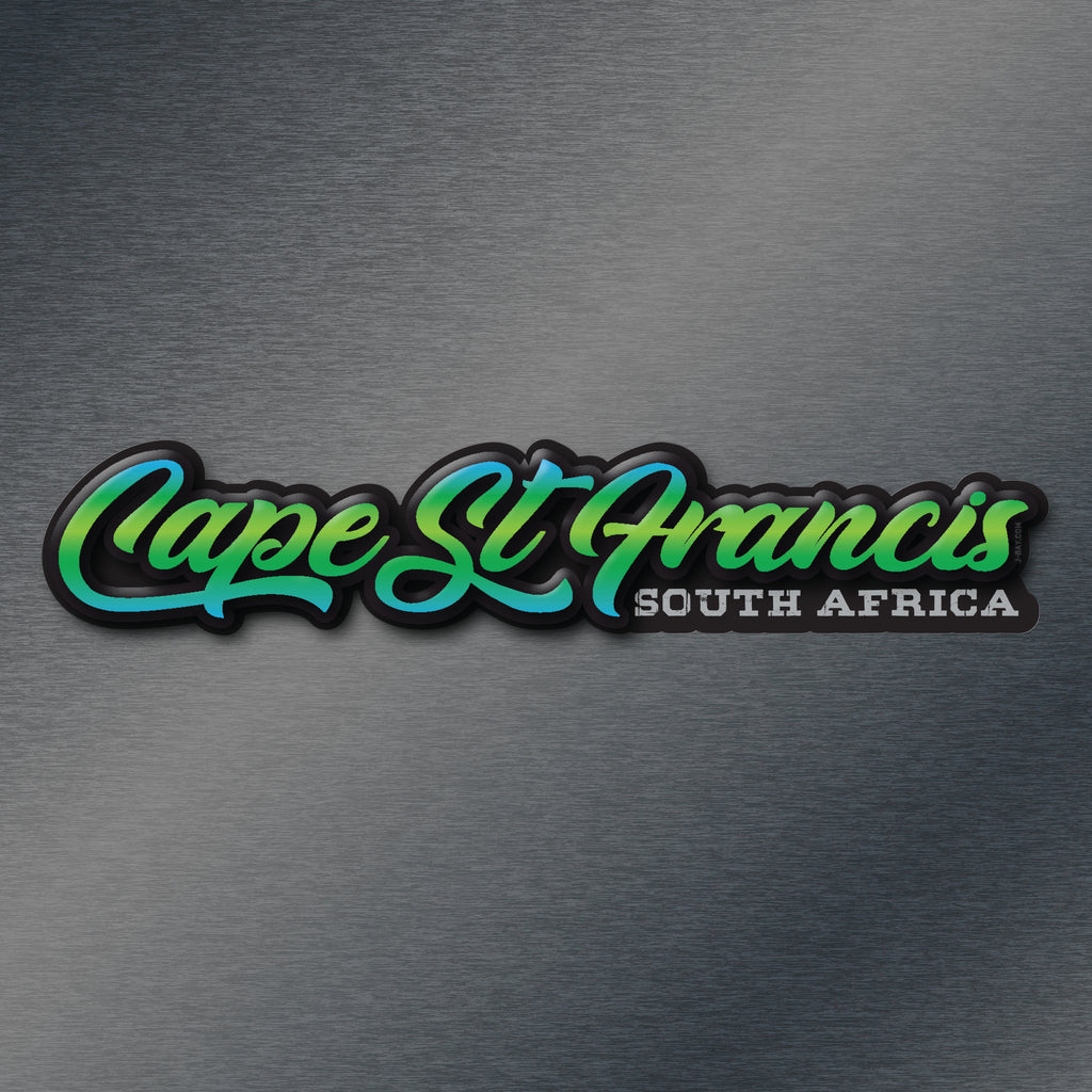 Cape St Francis Script 2 Sticker