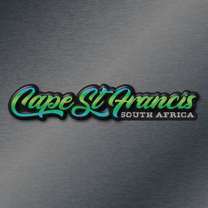 Cape St Francis Script 2 Sticker